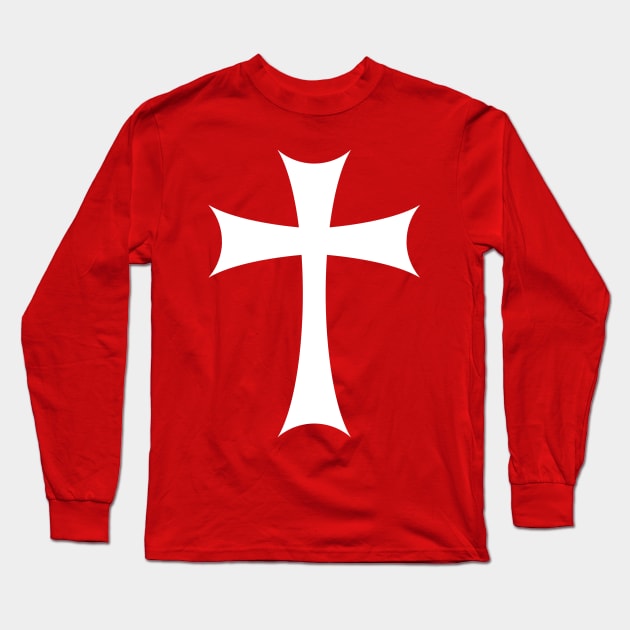 Templar Cross Long Sleeve T-Shirt by Vandalay Industries